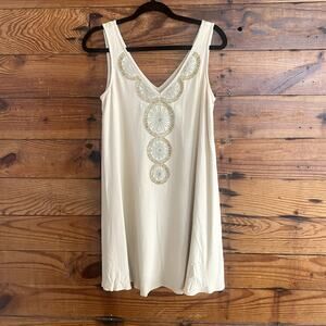 Lilly Pulitzer Fia Dress In Sand Dune - Sequin swing dress